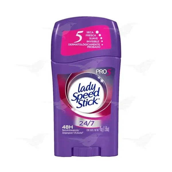 Desodorante en Barra Lady Speed Stick 24/7 Pro 5 en 1 de 45g