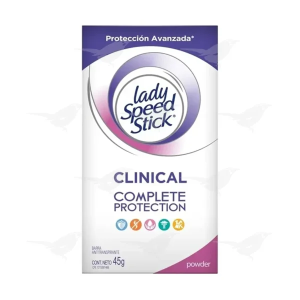 Desodorante en Barra Lady Speed Stick Clinical Stress Defense 45g
