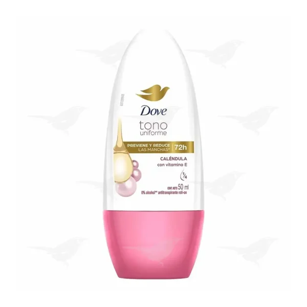 Desodorante en roll on Dove Tono Uniforme Calendula 50 ml