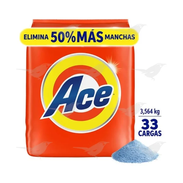 Detergente en Polvo Ace 3.564 kg