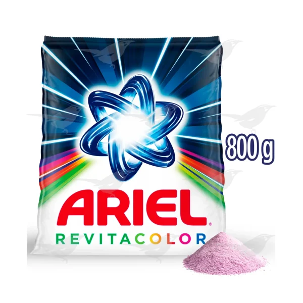 Detergente en Polvo Ariel Revitacolor 800g