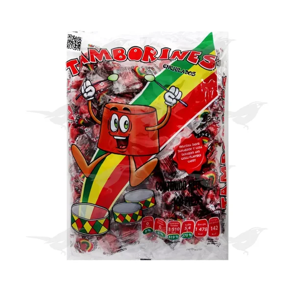 Dulces Aciditos Tamborines 100 Piezas