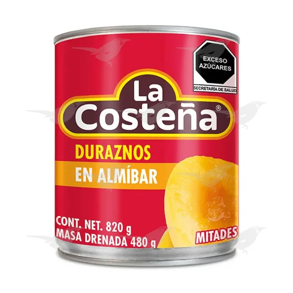 Duraznos en Almibar La Costeña Mitades 820g