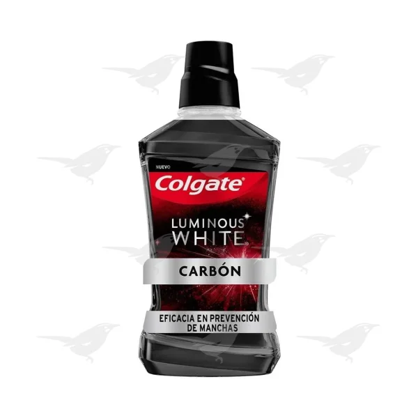 Enjuague Bucal Colgate Luminous White Carbón 500ml