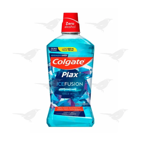Enjuague Bucal Colgate Plax Ice Fusion Cold Mint  1L