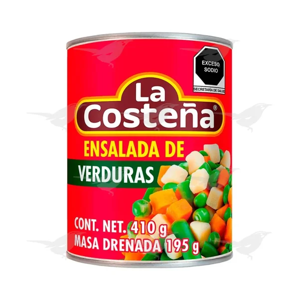 Ensalada De Verduras La Costeña 410 g 1 Pieza