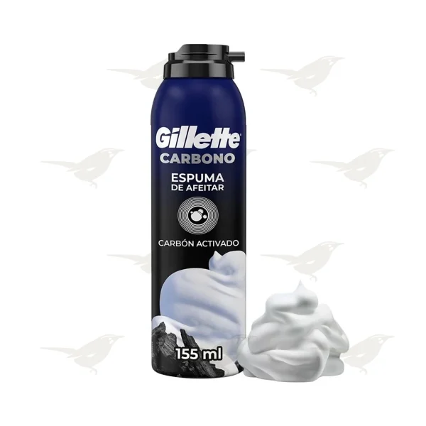 Espuma para Afeitar Gillette Carbono 155 ml