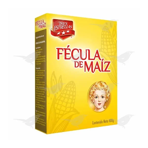 Fécula De Maíz Tres Estrellas 400g