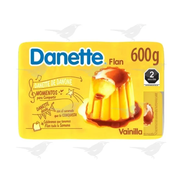 Flan Danette Vainilla 6 piezas 100 gr c/u