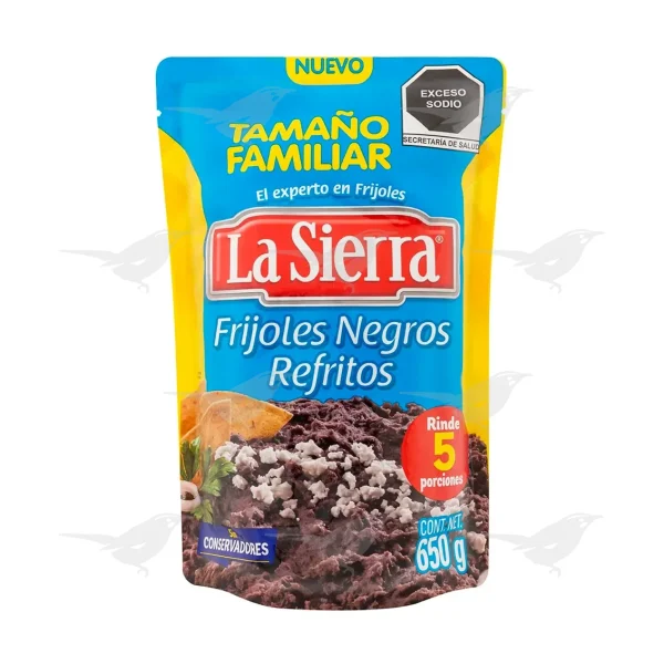 Frijoles Refritos La Sierra Negros 650 g