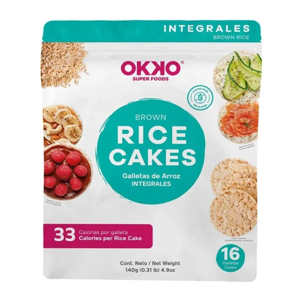 Galletas de Arroz OKKO Integral 140 g