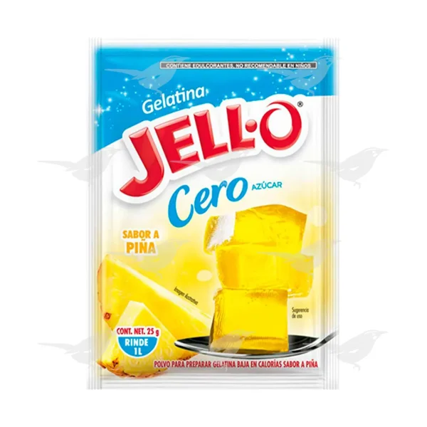 Gelatina Jello Light Piña 25 g 1 Pieza