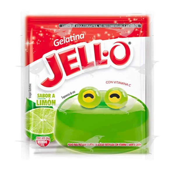 Gelatina Jello Limón 25 g 1 Pieza