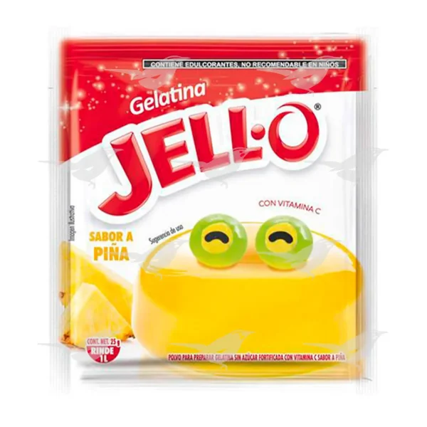 Gelatina Jello Piña 25 g 1 Pieza