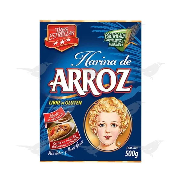 Harina de Arroz Tres Estrellas 500 g