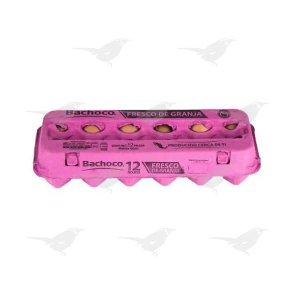 Huevo rojo Bachoco fresco 12 Piezas