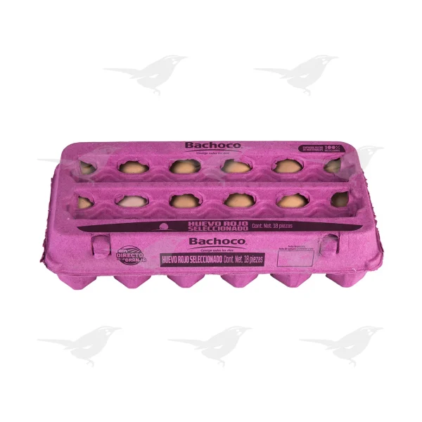 Huevo rojo Bachoco fresco 18 Piezas