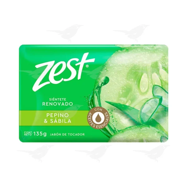 Jabon en Barra Zest Pepino y Sábila 135g