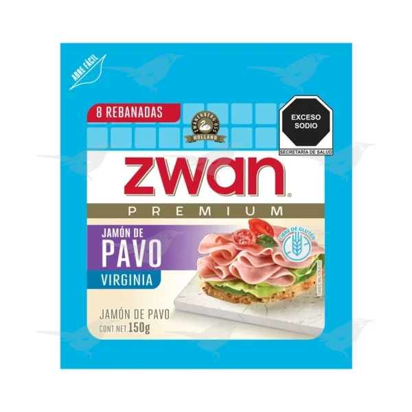 Jamón de Pavo Zwan Premium Virginia 150 g