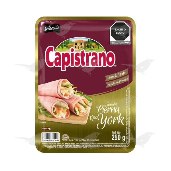 Jamón de Pierna Capistrano York 250 g