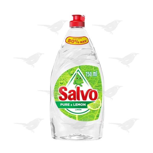Lavatrastes Líquido Salvo Pure & Lemon 750 ml