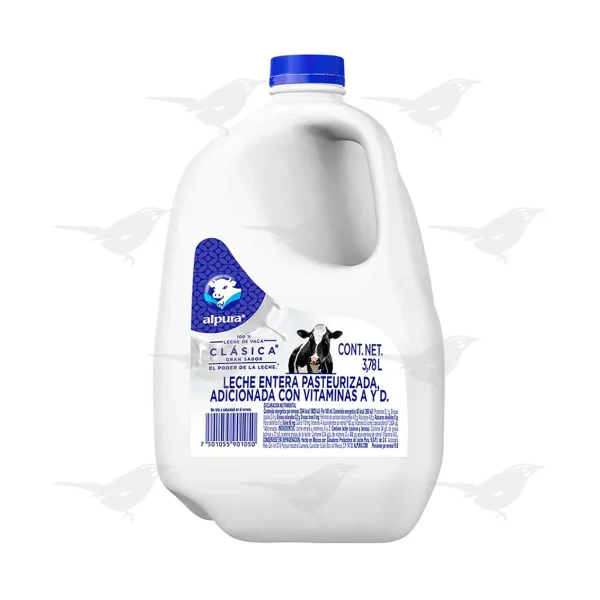 Leche Alpura Clásica Entera 3.78 Lts 1 Pieza