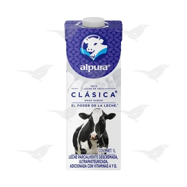Leche Alpura Clásica Parcialmente 1 Lt 1 Pieza