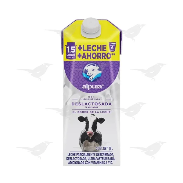 Leche Alpura Deslactosada 1.5 Lts 1 Pieza