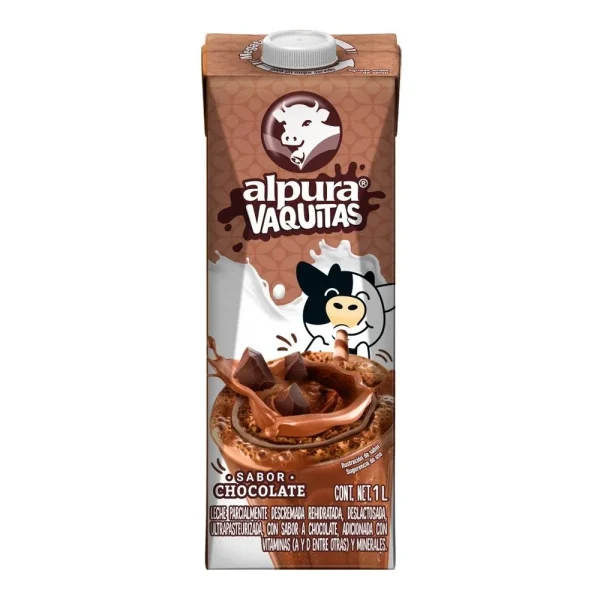 Leche Alpura Vaquitas Chocolate 1 Litro