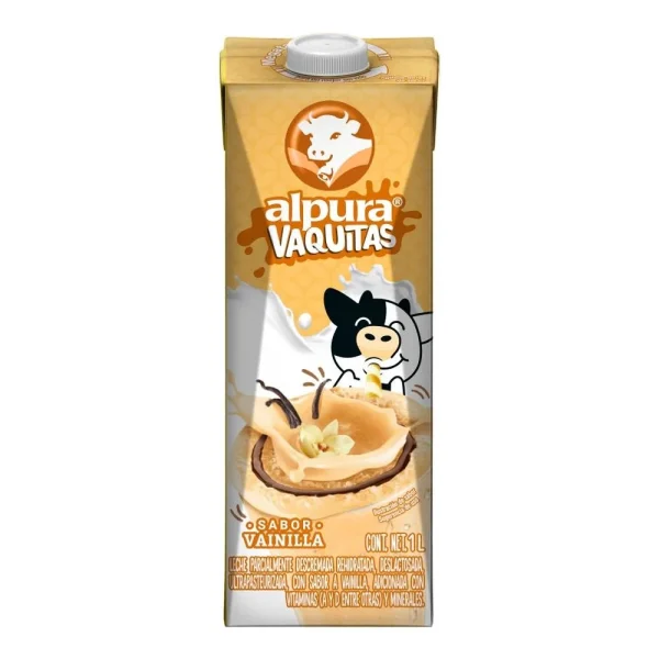 Leche Alpura Vaquitas Vainilla 1 Litro