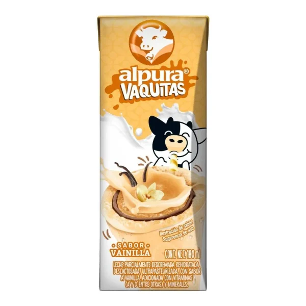 Leche Alpura Vaquitas Vainilla 180 ml
