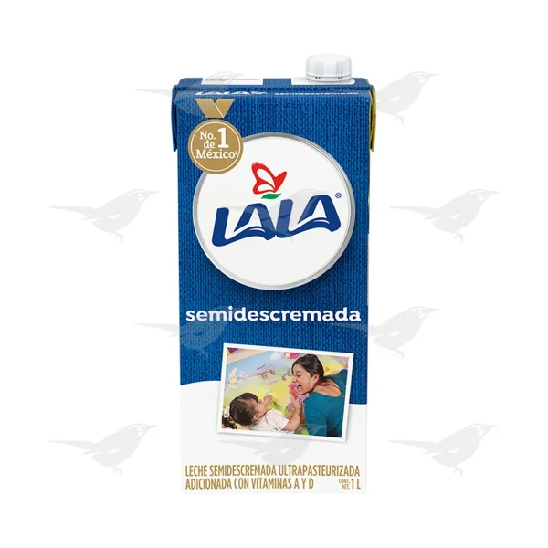 Leche Lala UHT Semidescremada 1 Lt 1 Pieza