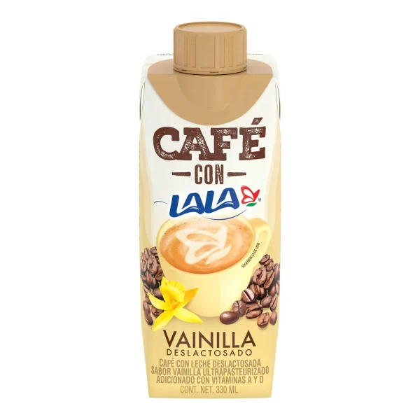 Leche con Café Lala Vainilla Deslactosada 330 ml