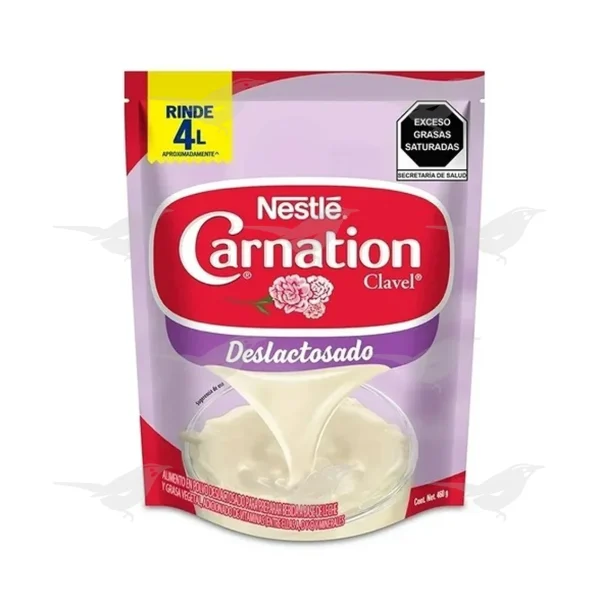 Leche en Polvo Carnation Deslactosada Clavel Nestle 460 g 1 Pieza