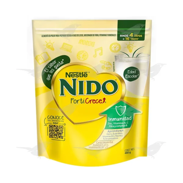 Leche en Polvo Nido Forticrece Nestle 480 g 1 Pieza
