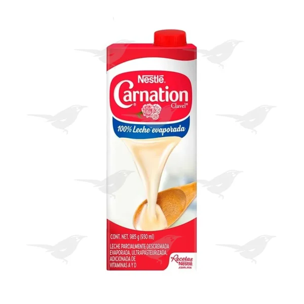 Leche evaporada Carnation Clavel Nestle 930 ml 1 Pieza