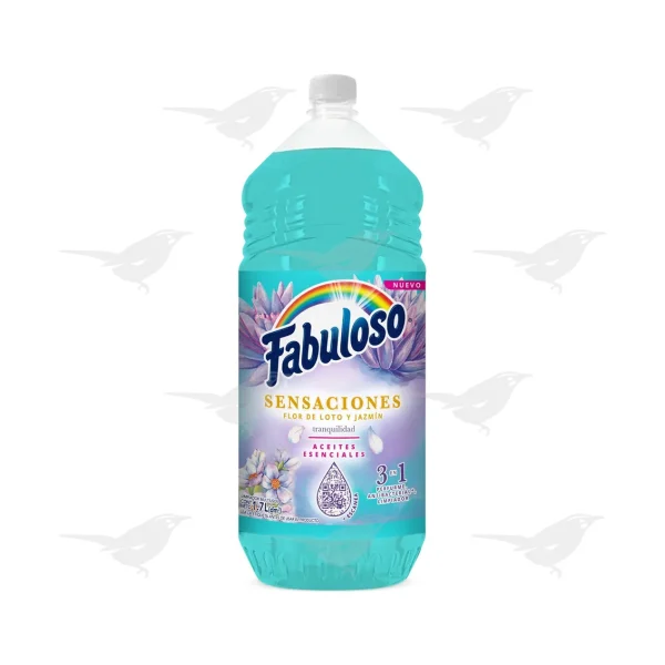 Limpiador Fabuloso Sensaciones Flor de Loto y Jazmín 1.7 L