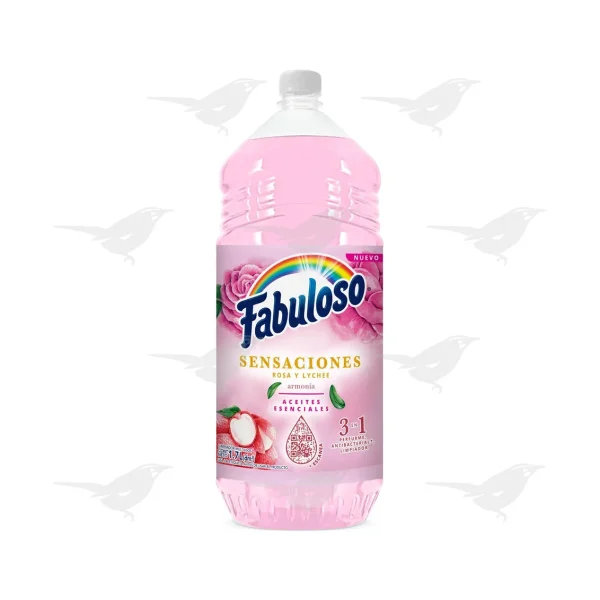 Limpiador Fabuloso Sensaciones Rosas y Lychee 1.7 L
