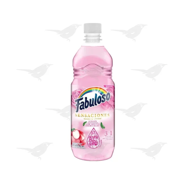 Limpiador Fabuloso Sensaciones Rosas y Lychee 650 ml