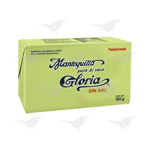 Mantequilla Gloria sin Sal 500g