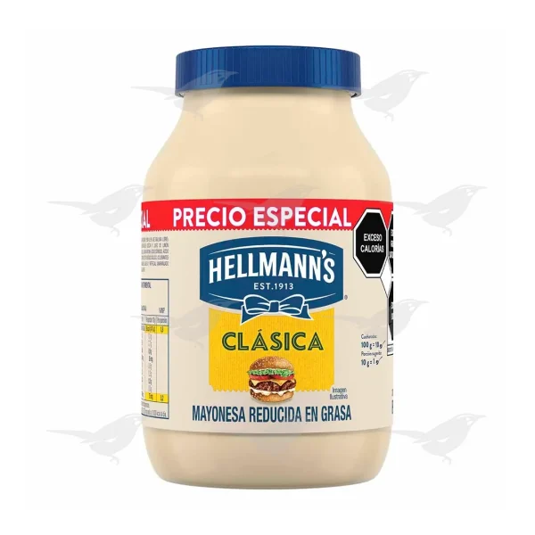 Mayonesa Hellmann's Clásica con Huevos de Campo 890 g 1 Pieza