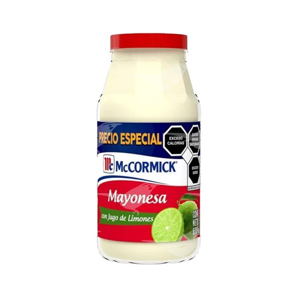 Mayonesa McCormick con jugo de limón 870 g 1 Pieza