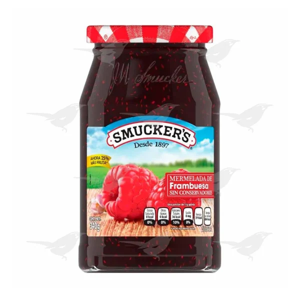 Mermelada Smuckers Frambuesa Regular 340 g 1 Pieza