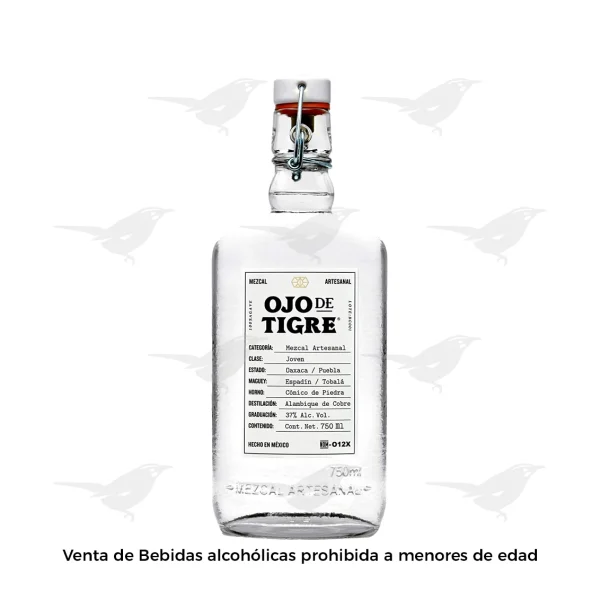 Mezcal Ojo De Tigre Artesanal Joven 750 ml