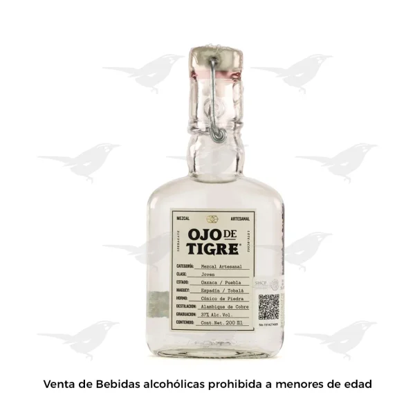 Mezcal Ojo de Tigre Artesanal Joven 200 ml
