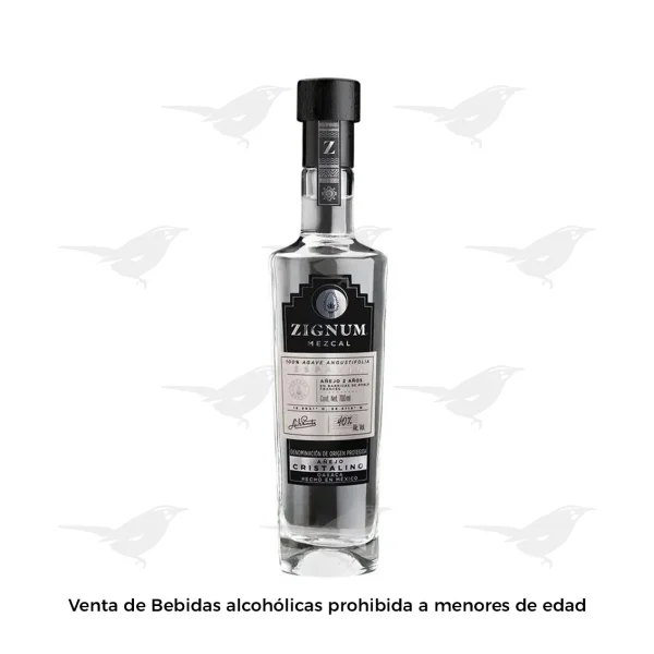 Mezcal Zignum Añejo Cristalino 700 ml