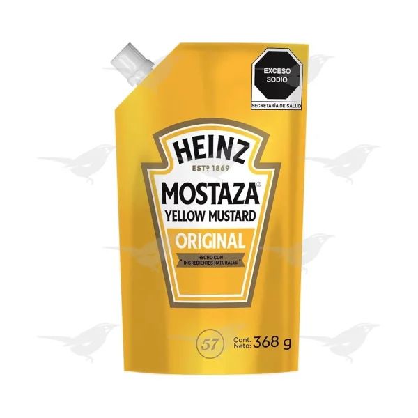 Mostaza Heinz Pouch 368 g 1 Pieza