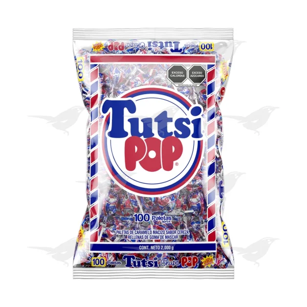 Paletas Tutsi Pop 100 piezas