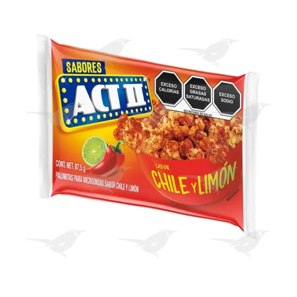 Palomitas ACT II Chile Limón 87.5g