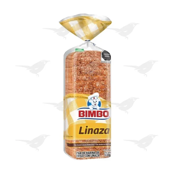 Pan Bimbo Linaza 610g 1 Pieza